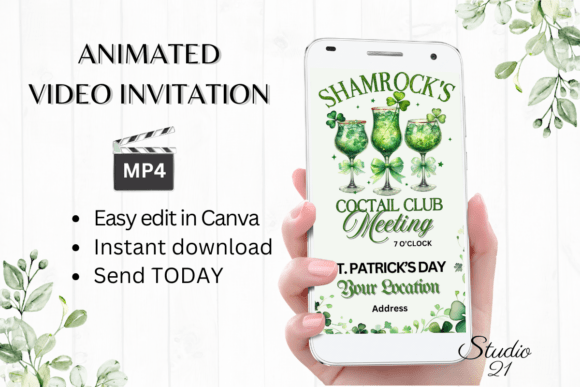 Digital St. Patrick's Day Invitation: Effortless Festive Invites