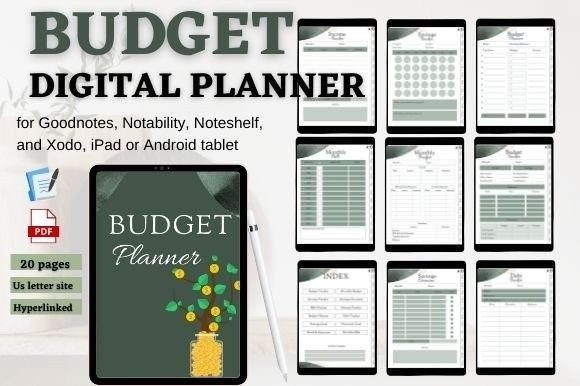 Master Your Money with a Hyperlinked Budget Digital Planner